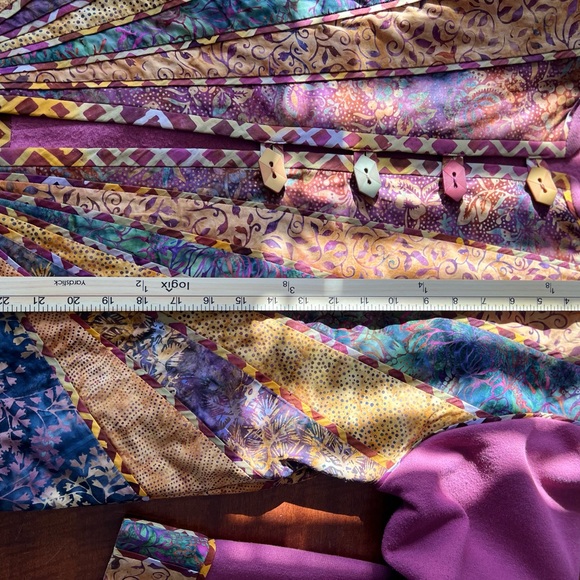 Multicoloured patchwork jacket with a boho vibe #boho #patchwork - Picture 4 of 6